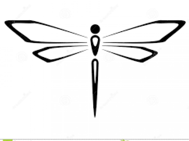 640x480 Drawn Dragonfly