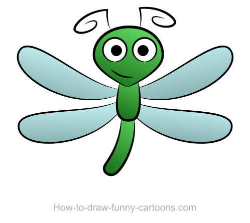 498x445 Dragonfly Drawings Group With Items