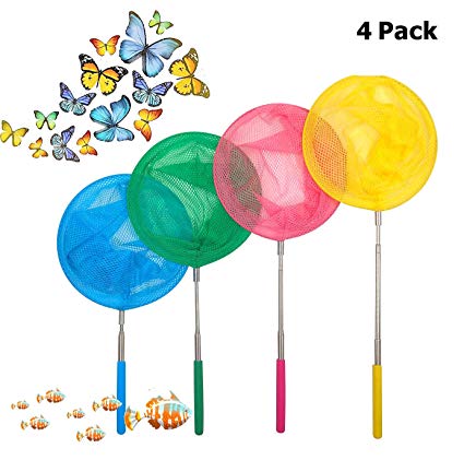 425x421 Ginxia Pack Telescopic Butterfly Nets Insects Nets