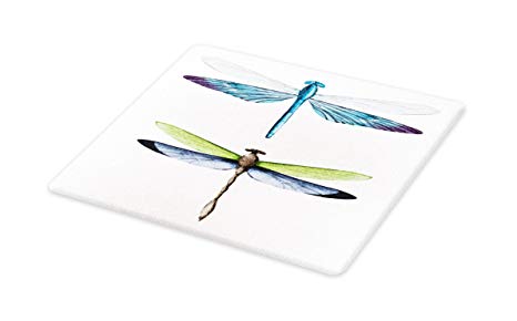 466x290 Lunarable Dragonfly Cutting Board, Pair Of Dragonflies