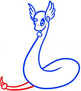 272x302 how to draw dragonair