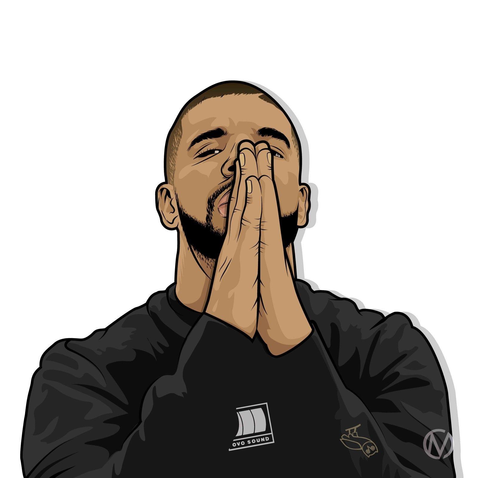 1600x1600 fresh drake hip hop rapper decor art silk print poster