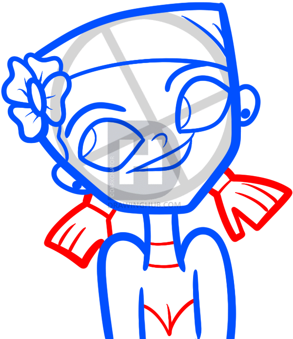 601x695 how to draw zoey, total drama island, step