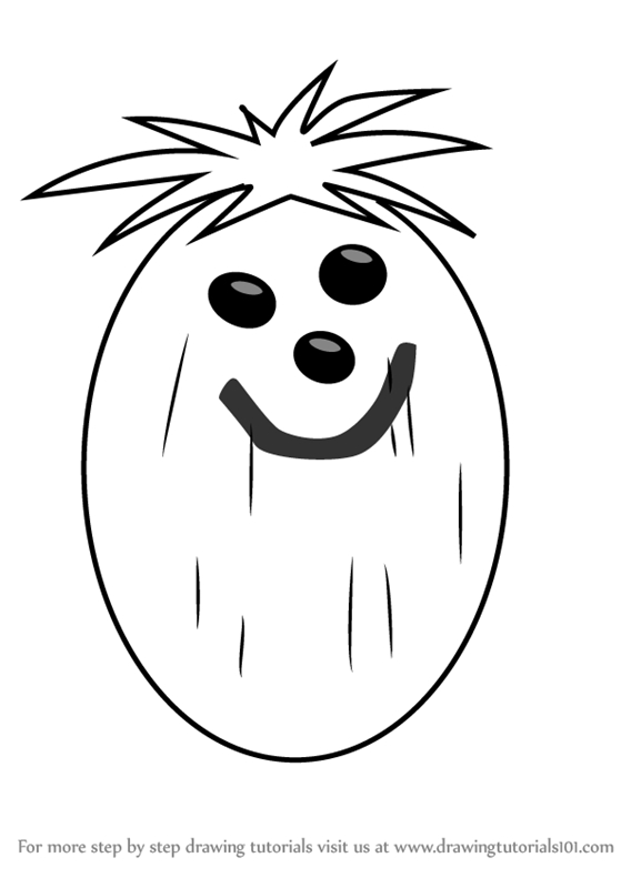 559x800 Learn How To Draw Mr Coconut From Total Drama