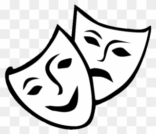 320x276 Drama Masks Clipart