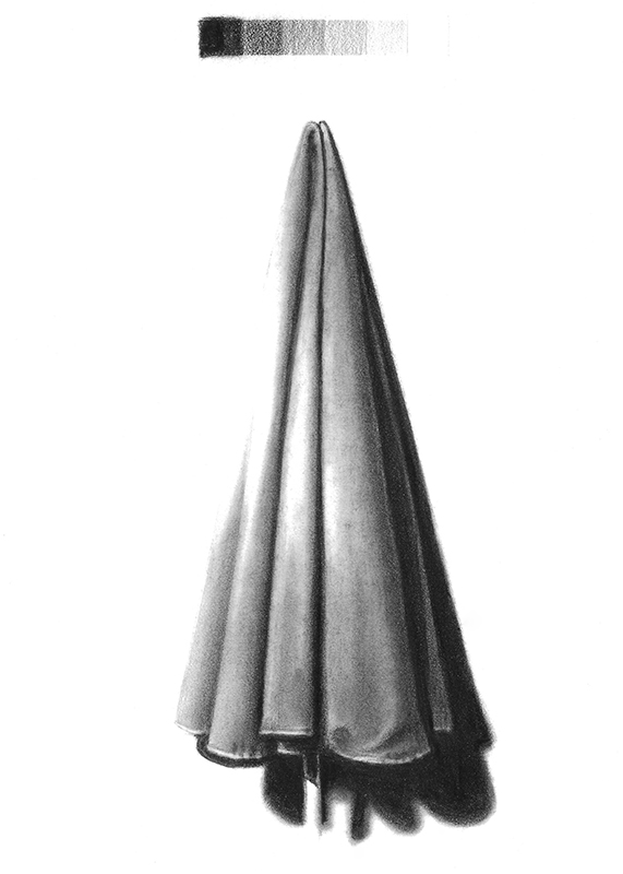 571x800 drawing realistic folds and drapery in pencil watercolour