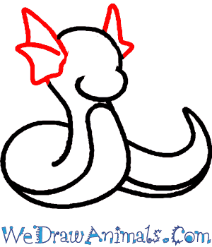 300x350 How To Draw Dratini Pokemon