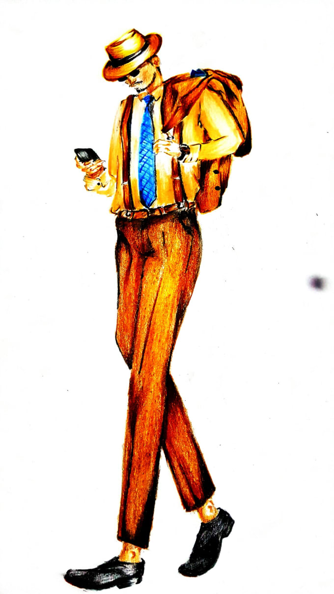 680x1209 Draw A Professional Fashion Illustration For You