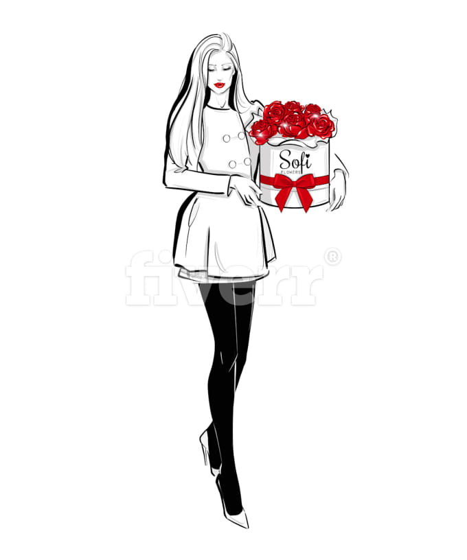 680x816 Draw Fashion Illustration Or Sketch