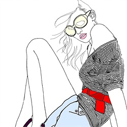 250x250 Exciting Fashion Illustrations