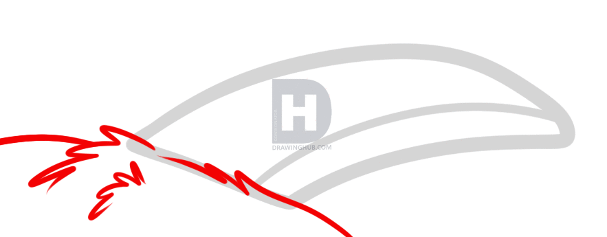 883x345 How To Draw A Bridge For Kids, Step