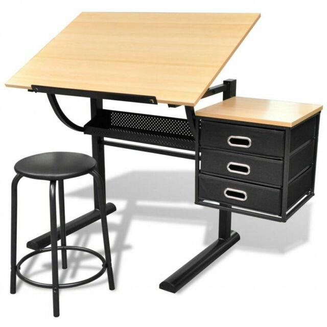 640x640 s tilt drafting table stool set drawing desk drawer computer