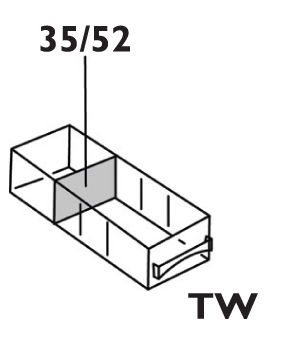 288x337 Type Tw Storage Cabinet Replacement Drawer Pack
