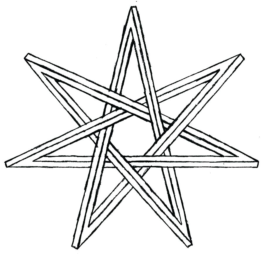 900x872 Point Star Template