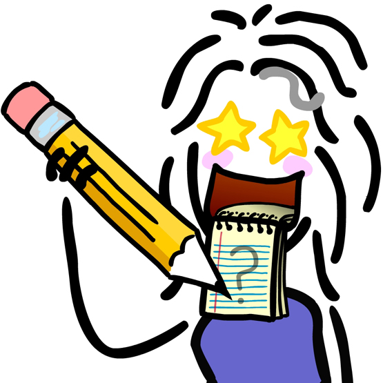 555x555 The Animated Woman Drawing A Blank