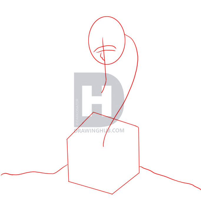 683x719 How To Draw A Jack In The Box, Step