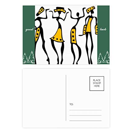 425x425 Primitive Africa Aboriginal Black Totems Drawing Good