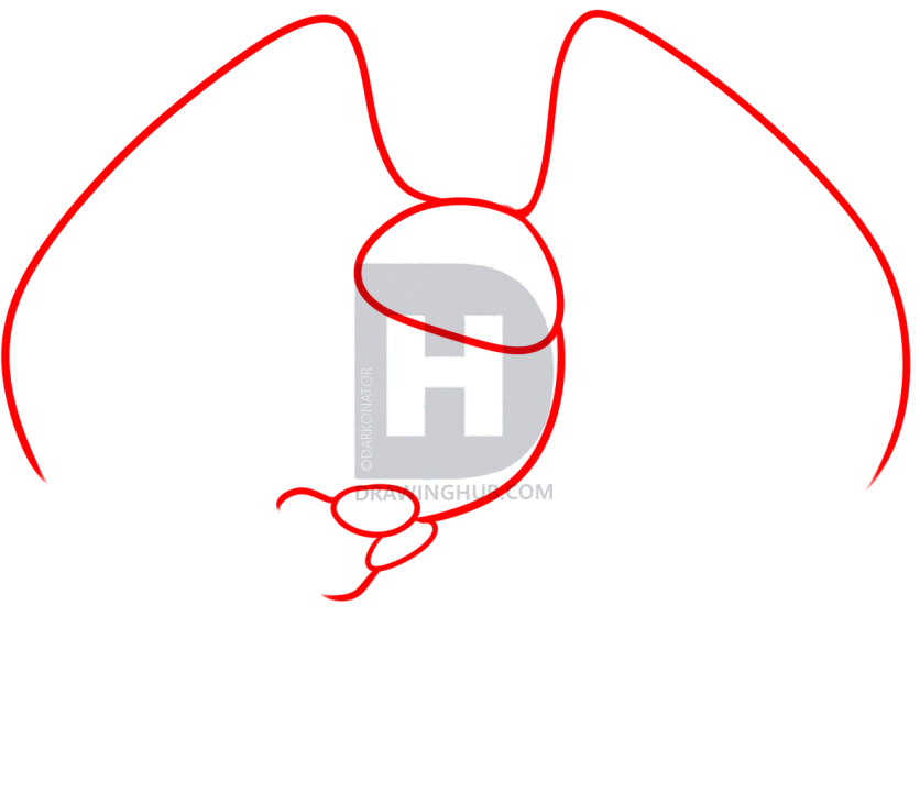 836x720 How To Draw A Dragon And Castle, Step