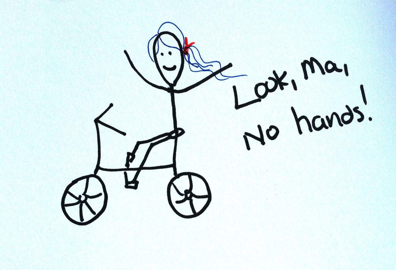 1308x892 Stickman Drawing Challenge Day Riding A Bicycle