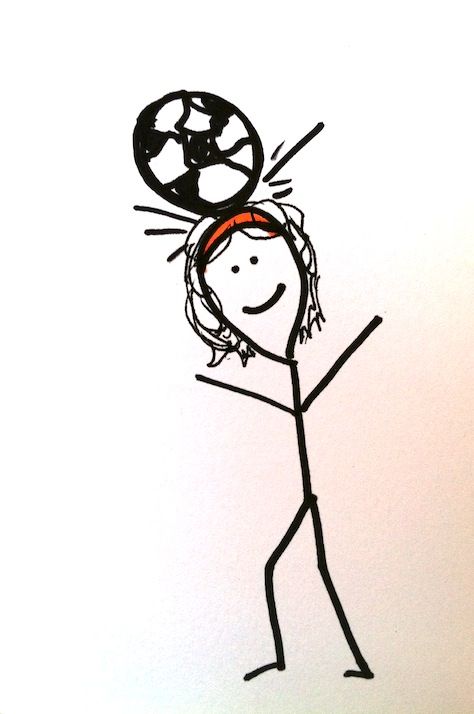 474x714 Stickman Drawing Challenge Day Soccer