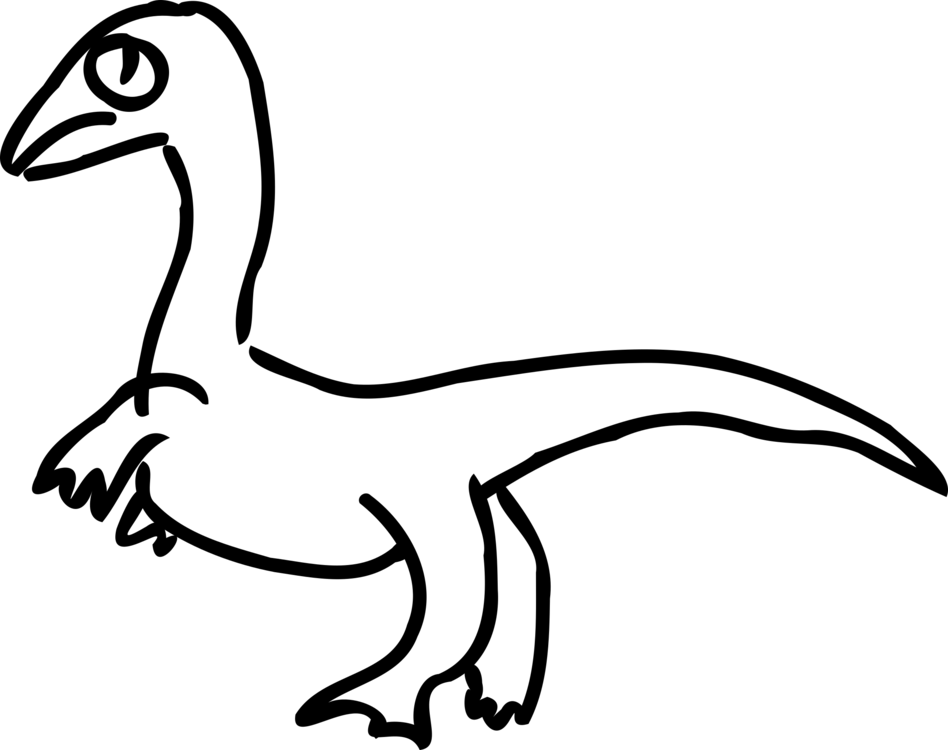 948x750 velociraptor drawing dinosaur duck diagram cc0