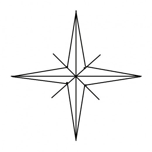 520x520 how to draw a point star with a compass how to draw a point
