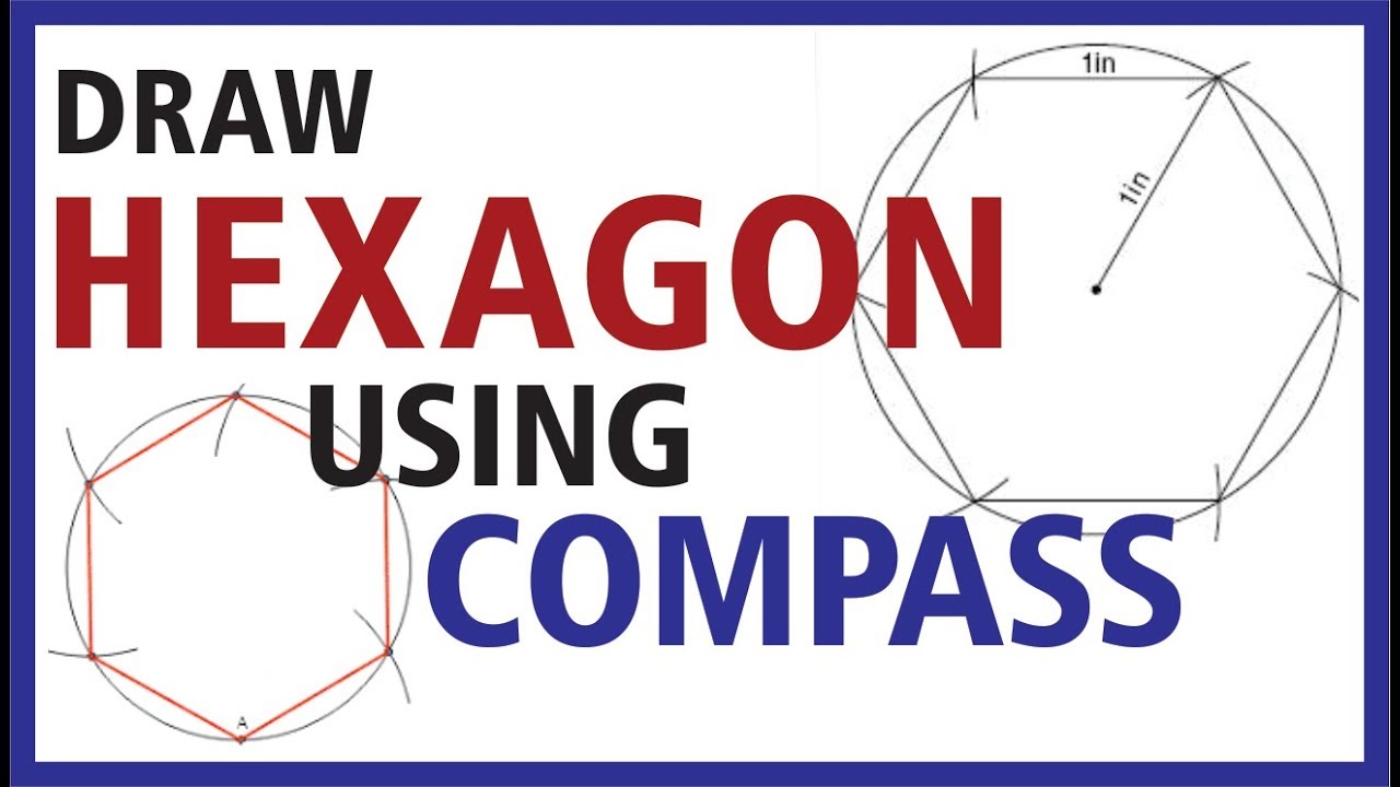 1280x720 hindi draw hexagon using compass