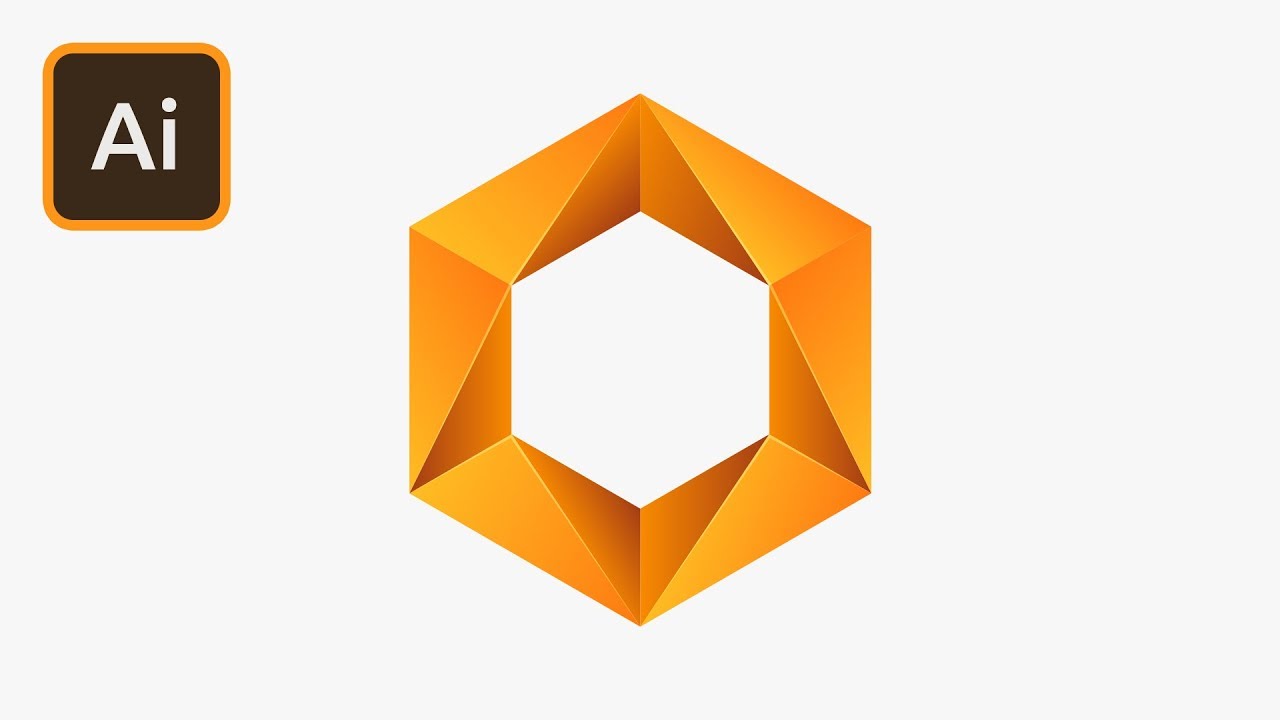 1280x720 Create A Hexagon Gradient Logo In Illustrator