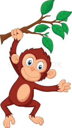 236x420 Free Cartoon Monkey Clipart