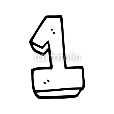 400x400 Line Drawing Cartoon Number One Buy Photos Ap Images Detailview