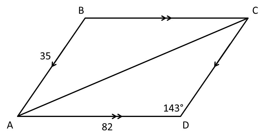 906x480 how to find the length of the diagonal of a parallelogram