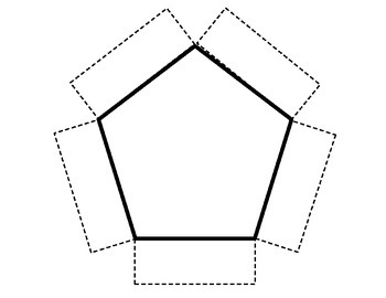 350x270 Freebie Pentagon Foldable Template