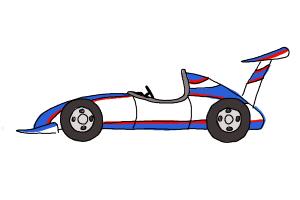 300x200 How To Draw A Race Car