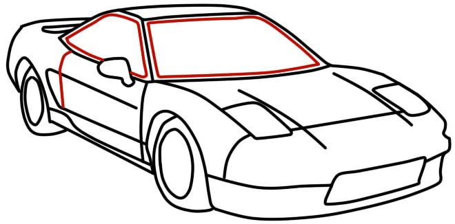 660x326 How To Draw Racing Car With A Pencil