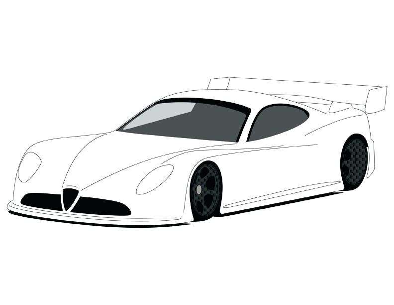 792x612 Car Drawing Template At Free For Personal Use Car Race Car