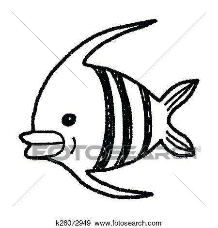 450x470 Angelfish Drawing