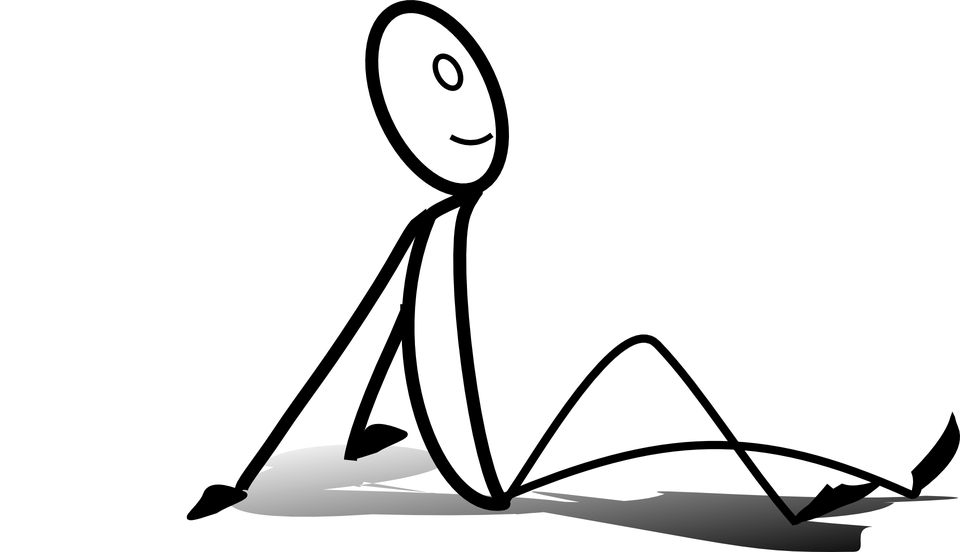 960x552 Sitting Stick Man Transparent Png