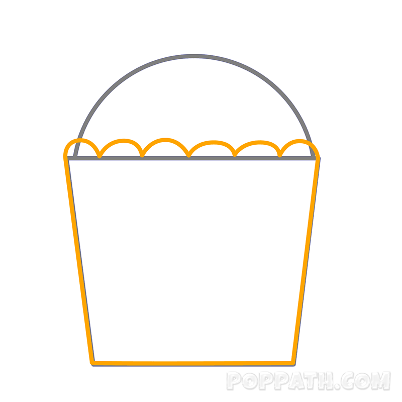 800x800 How To Draw A Cute Kawaii Popcorn Pop Path