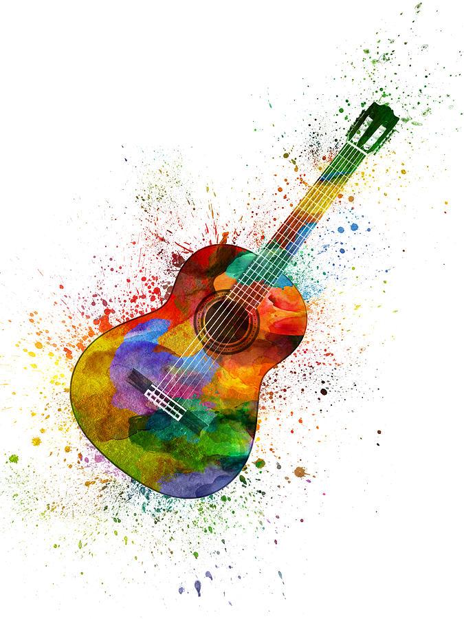 675x900 Acoustic Guitar Drawing