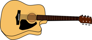 297x132 Acoustic Guitar Picture Clip Art