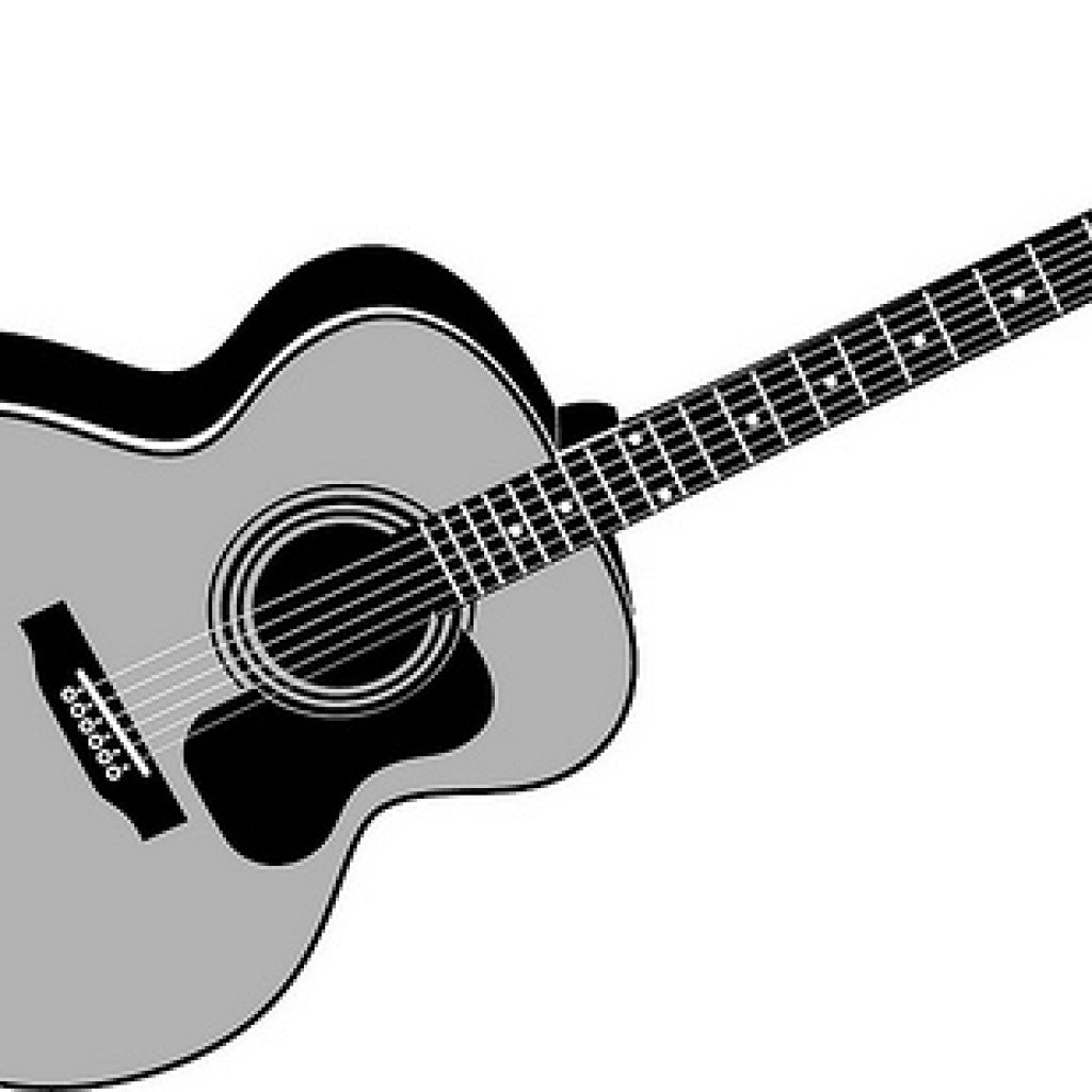 1024x1024 Huge Collection Of 'acoustic Guitar Clipart' Download More Than