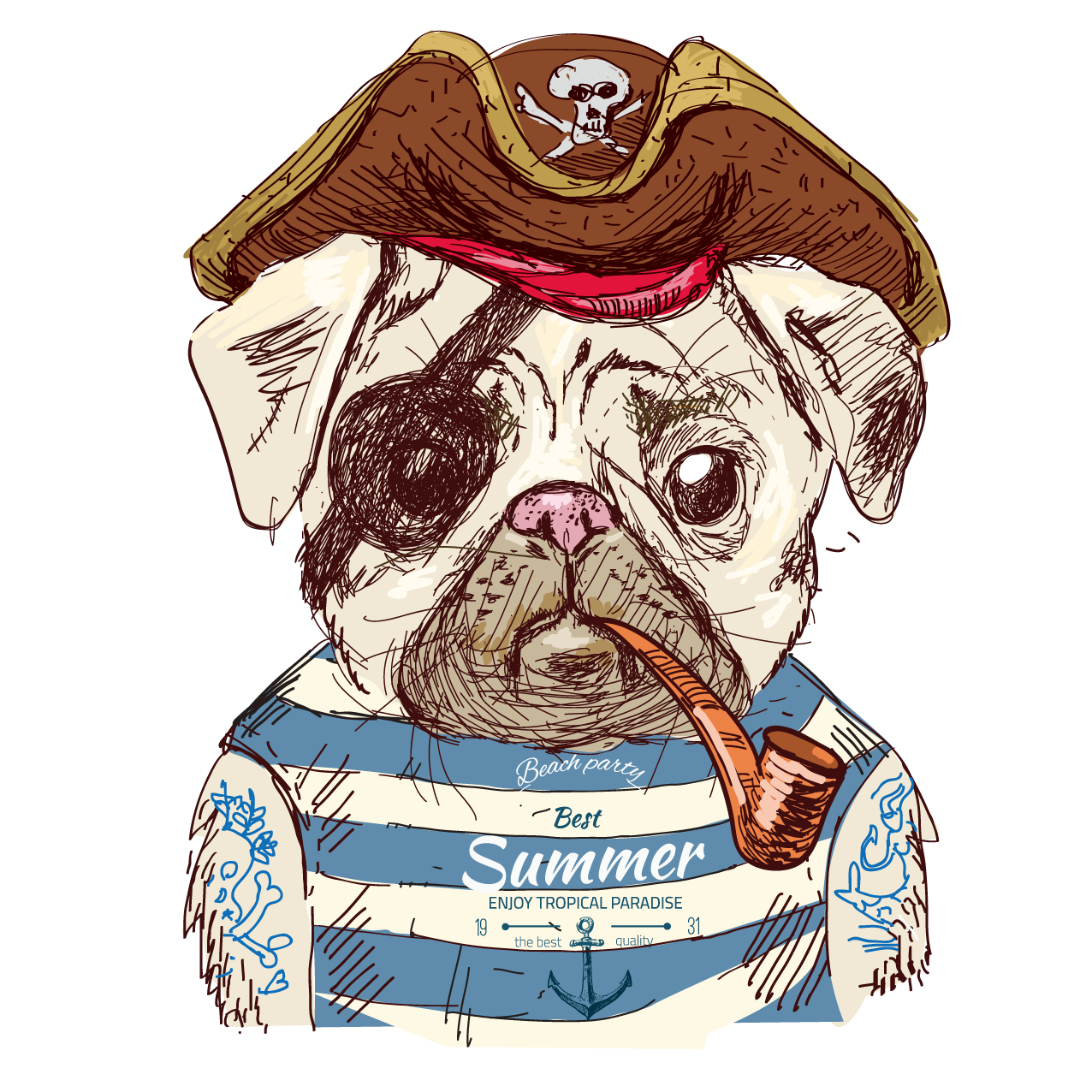 1276x1276 Collection Of Free Drawing Pug Download On Ui Ex