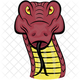 256x256 Snake Drawing Icon Of Doodle Style