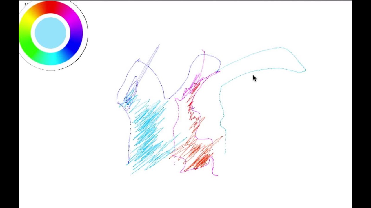 1280x720 spectrum drawing + color analysis