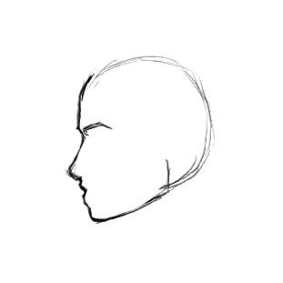 311x311 How To Draw A Female Face In Profile Sharenoesis All