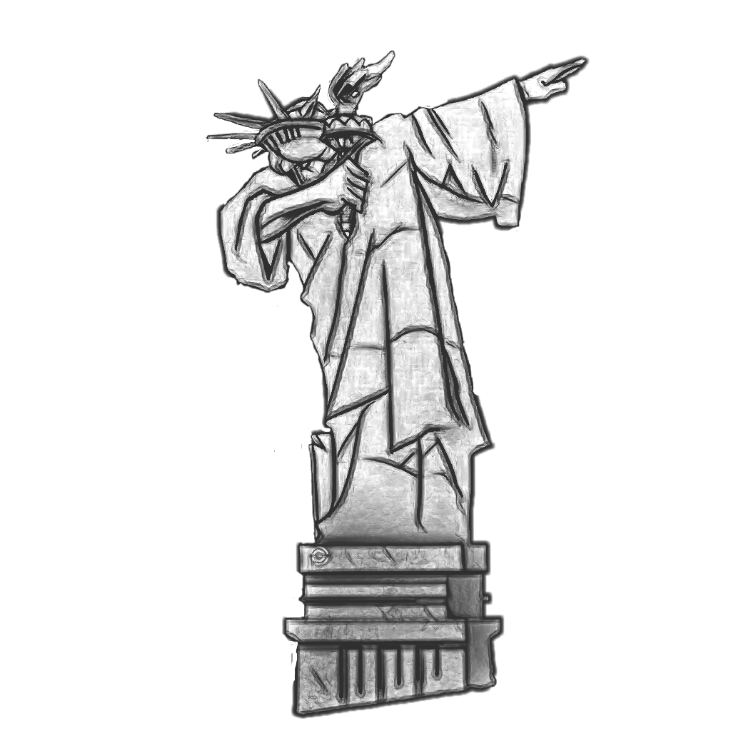 1024x1024 Statueofliberty Sketch Sketching