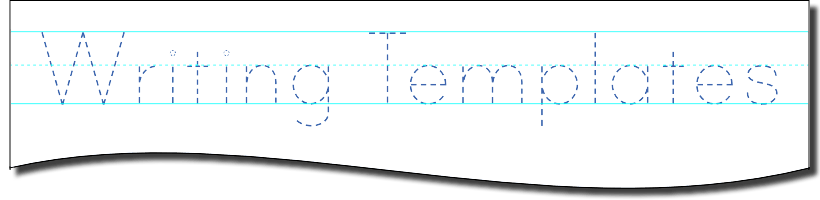 820x200 Drawing Writing Template Writing Template
