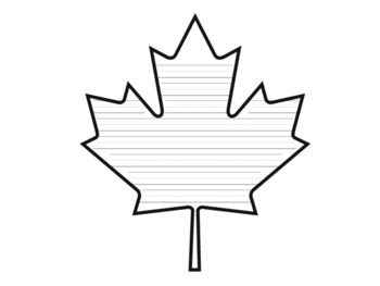 350x263 maple leaf writing paper leaf writing template fall leaf template