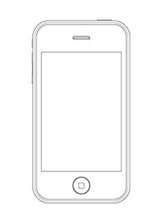 236x324 Iphonesmartphone Template Drawing High School Art Projects
