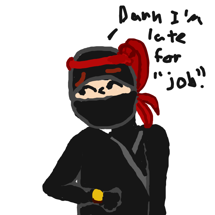 743x742 A Ninjas Secrect Job The Online Comic Drawing Game